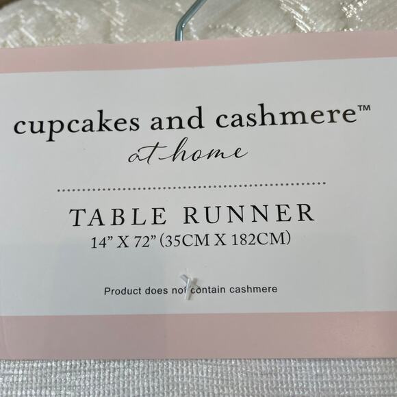 Cupcakes and Cashmere Spring Floral Multicolor Embroidered 14 X 72 Table Runner - Picture 9 of 16